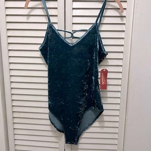 Arizona Jean Company  velvet  strap bodysuit